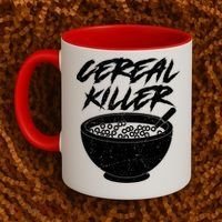 Cereal Killer Funny Halloween Distressed Coffee Mug thumb 2