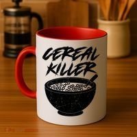 Cereal Killer Funny Halloween Distressed Coffee Mug thumb 4