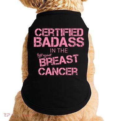 Certified Badass Fight Against Breast Cancer Doggie Tank
