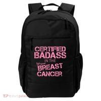Certified Badass Fight Against Breast Cancer Backpack thumb 0