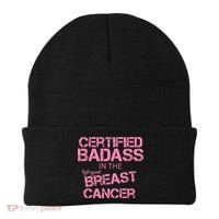 Certified Badass Fight Against Breast Cancer Beanie thumb 0