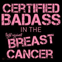 Certified Badass Fight Against Breast Cancer Women's Hoodie thumb 2
