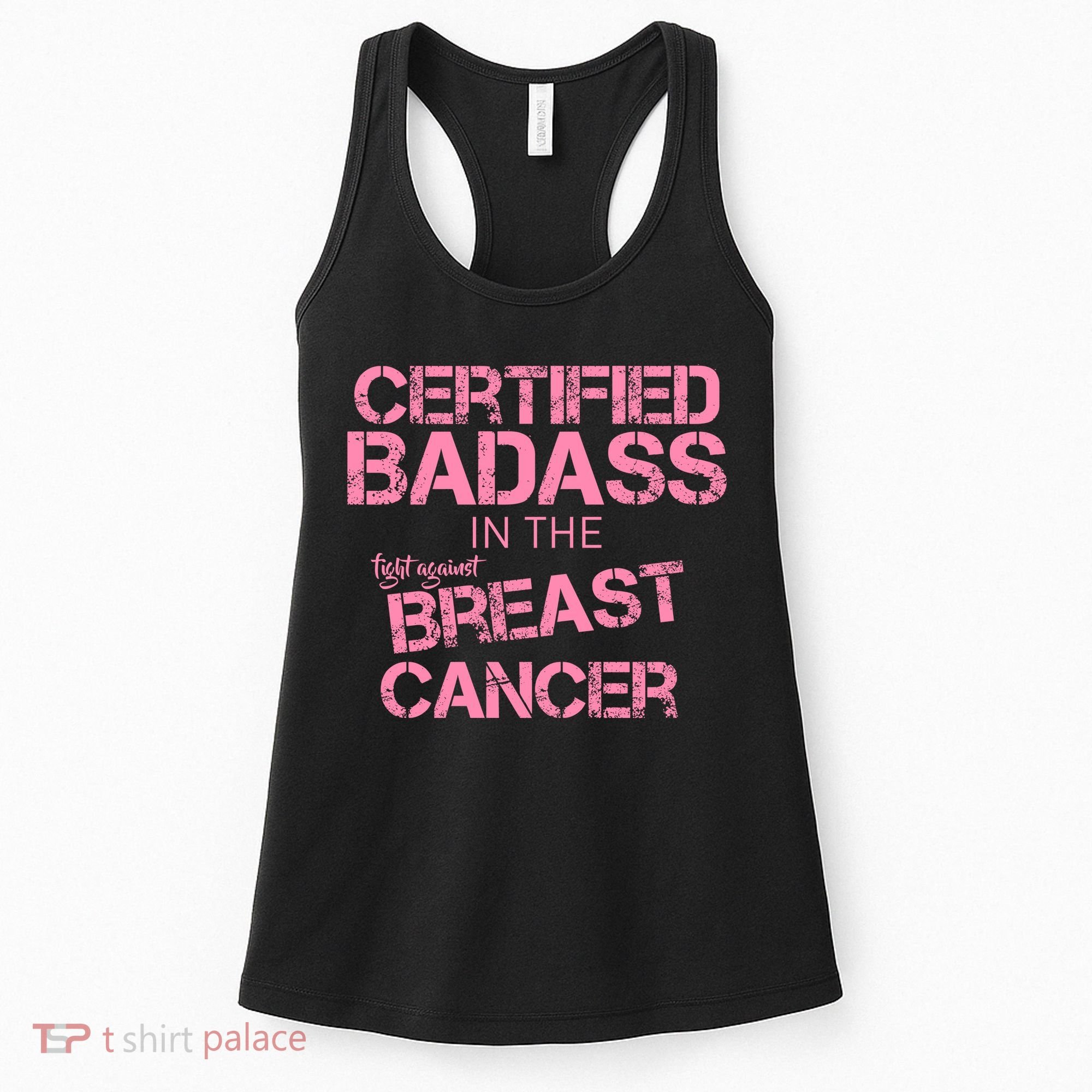 Certified Badass Fight Against Breast Cancer Women's Tank Top