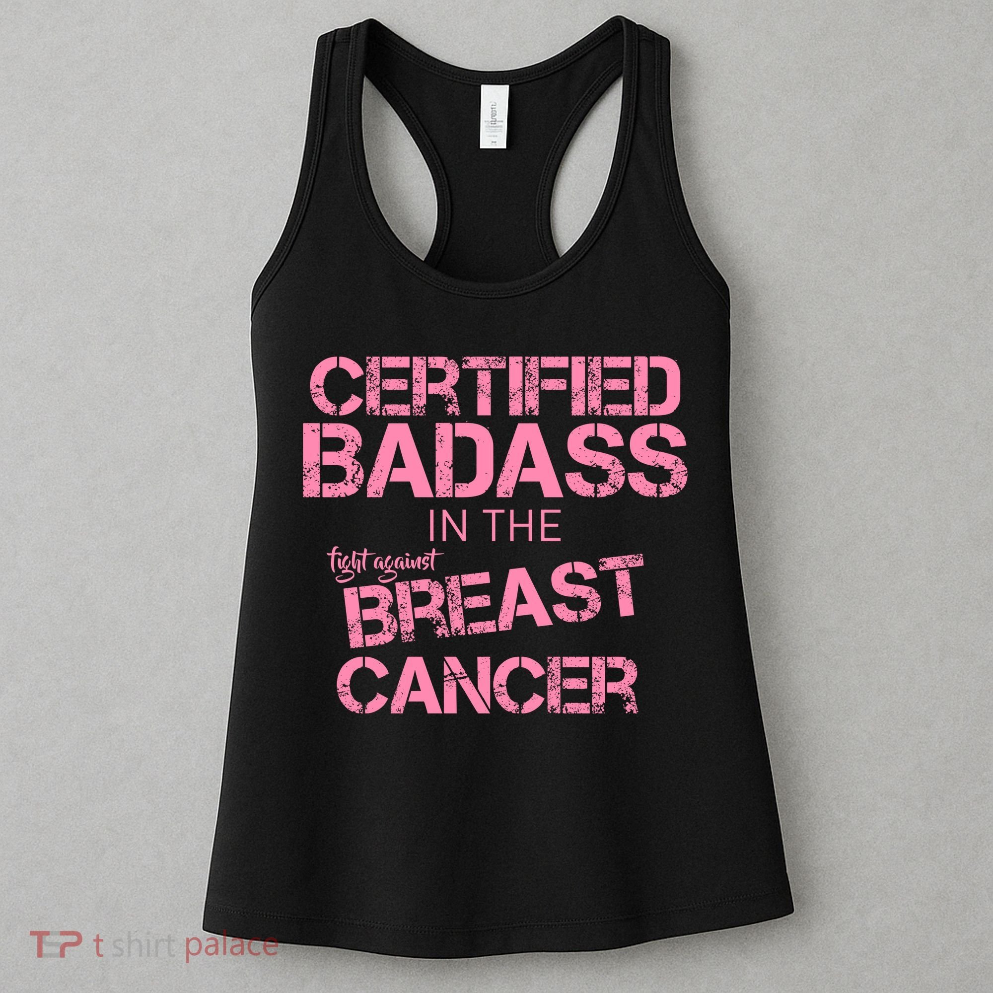 Certified Badass Fight Against Breast Cancer Women's Tank Top