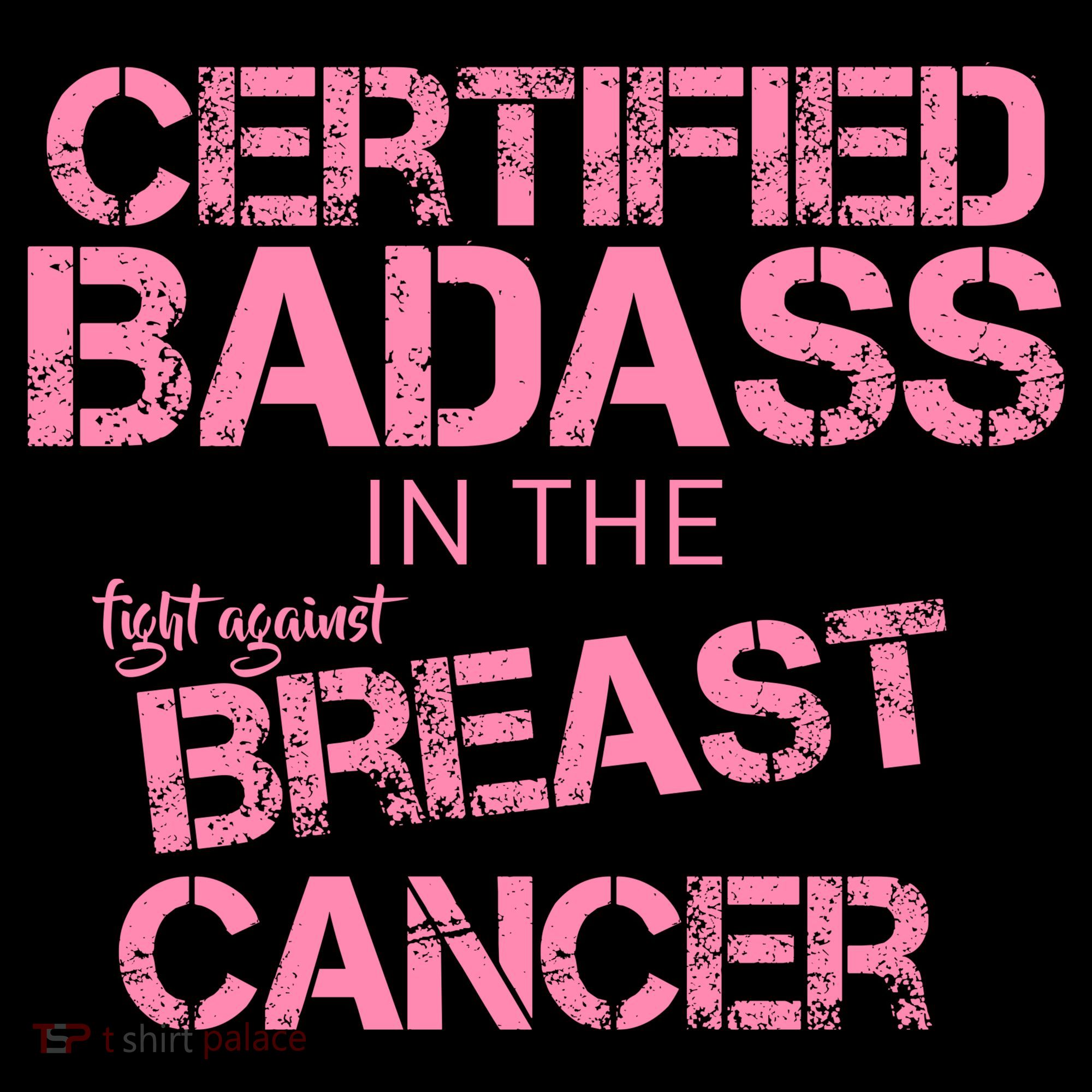 Certified Badass Fight Against Breast Cancer Women's Tank Top