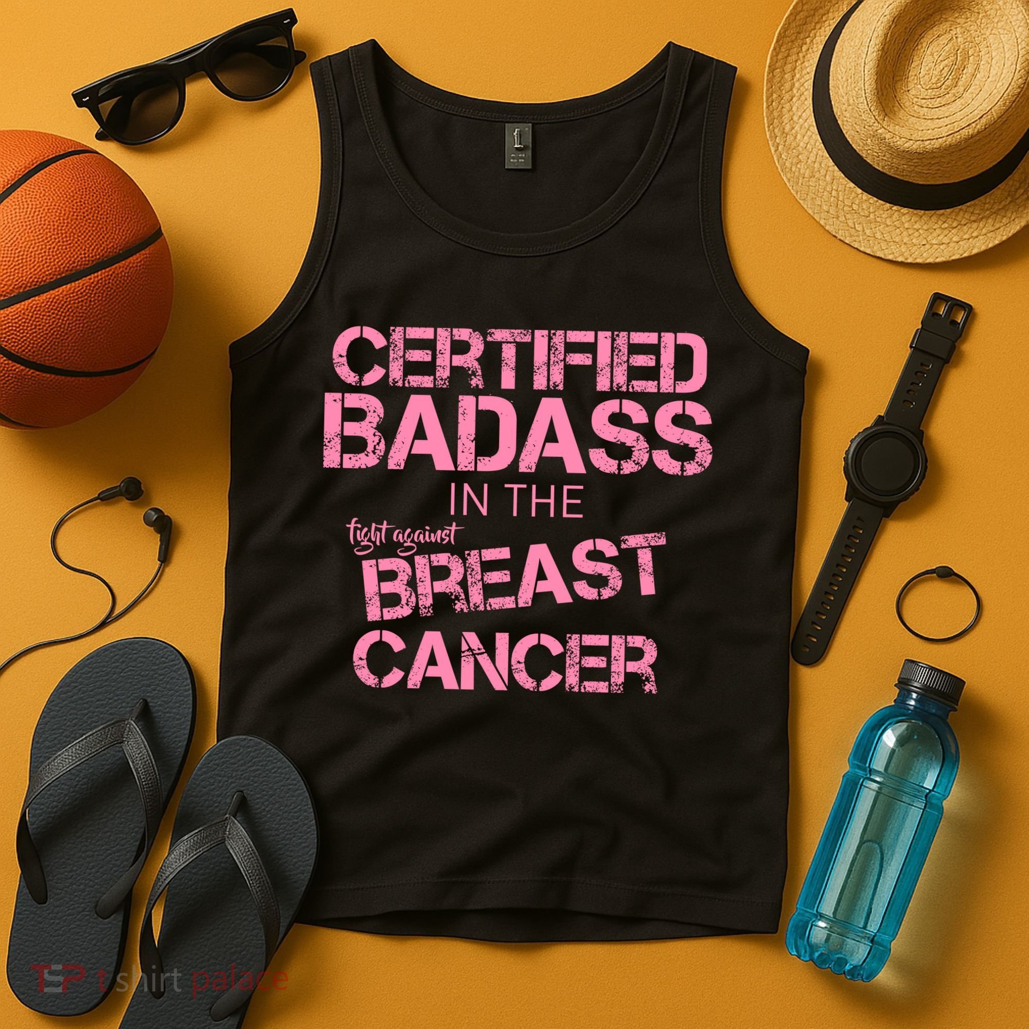 Certified Badass Fight Against Breast Cancer Tank Top
