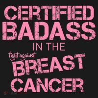 Certified Badass Fight Against Breast Cancer Tank Top thumb 6