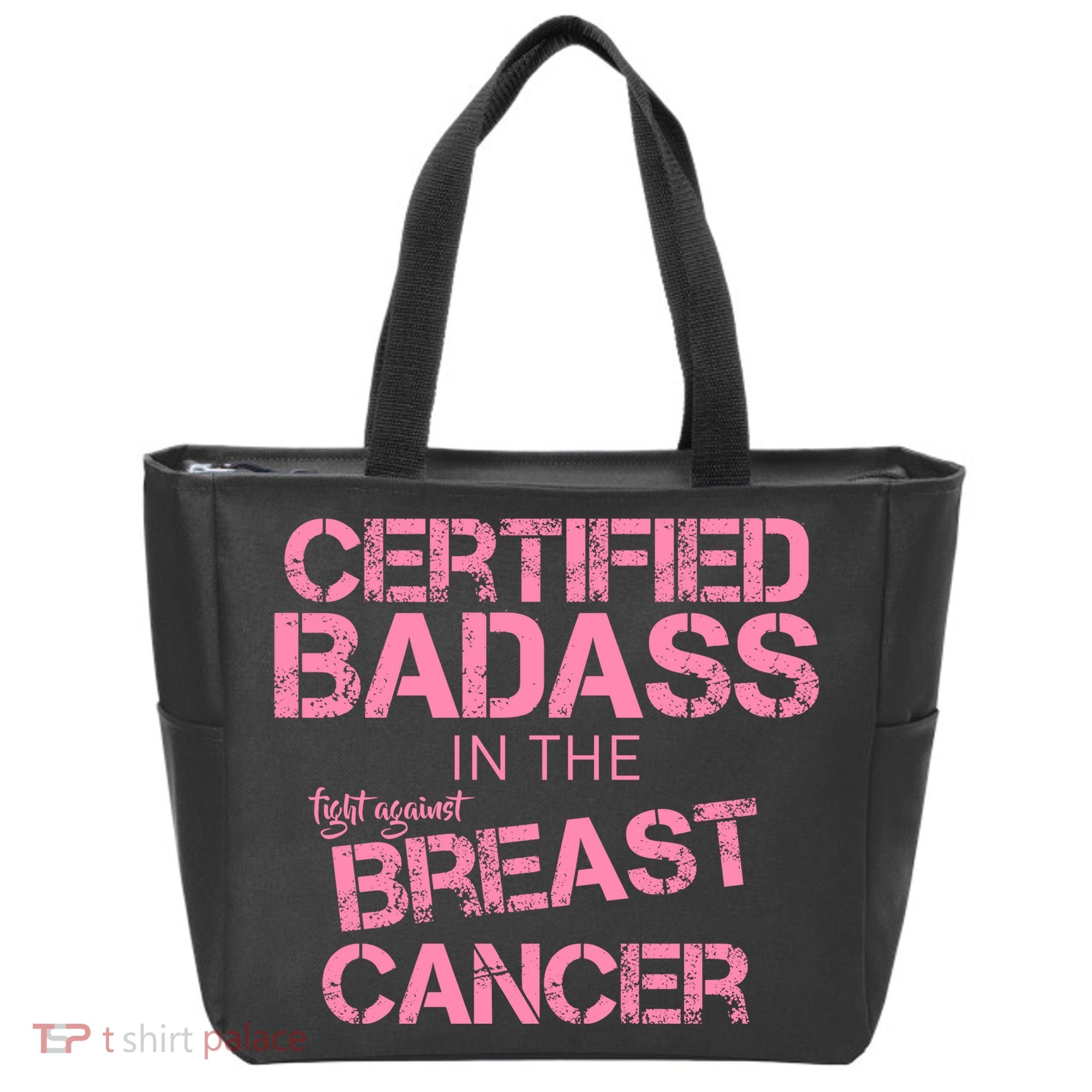 Certified Badass Fight Against Breast Cancer Tote Bag