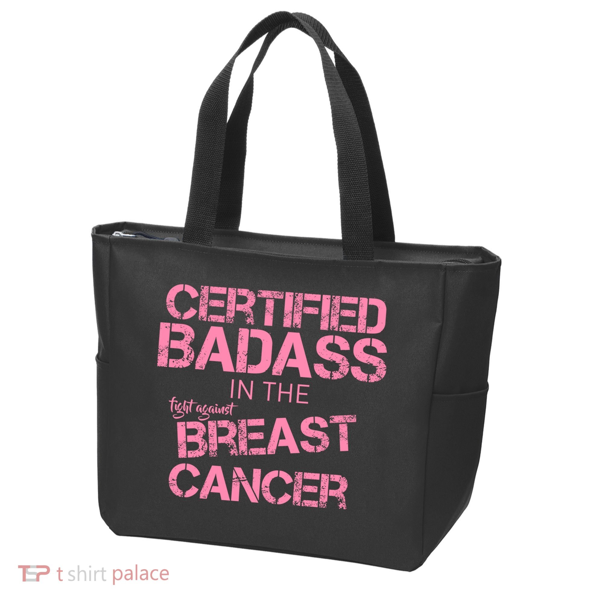 Certified Badass Fight Against Breast Cancer Tote Bag