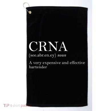 Certified Registered Nurse Anesthetists CRNA Golf Towel