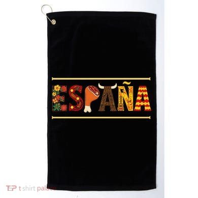 Colorful España Spanish Culture Golf Towel