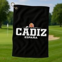 Cadiz Espana Spain Golf Towel thumb 1