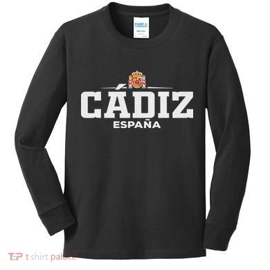 Cadiz Espana Spain Kids Long Sleeve Shirt
