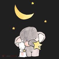 Cute Elephant Stars Women's Sweatshirt thumb 2
