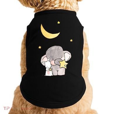 Cute Elephant Stars Doggie Tank