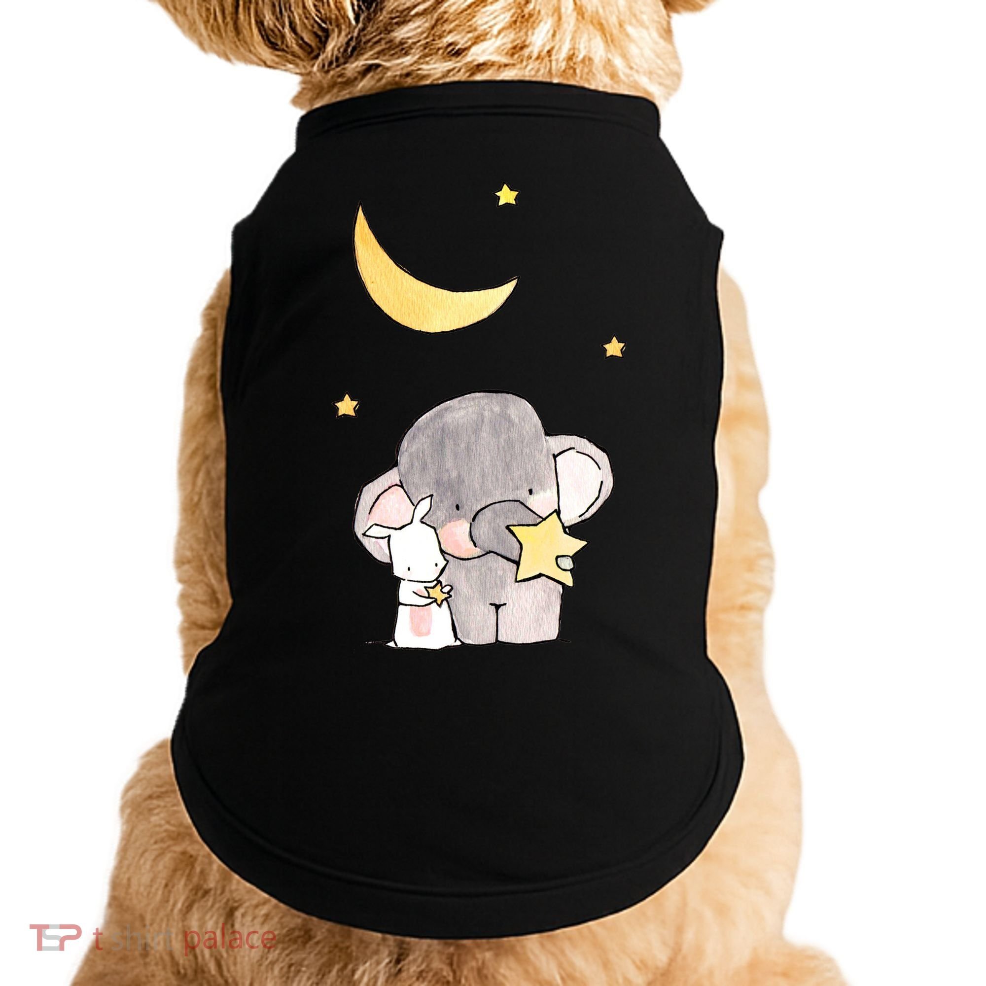 Cute Elephant Stars Doggie Tank
