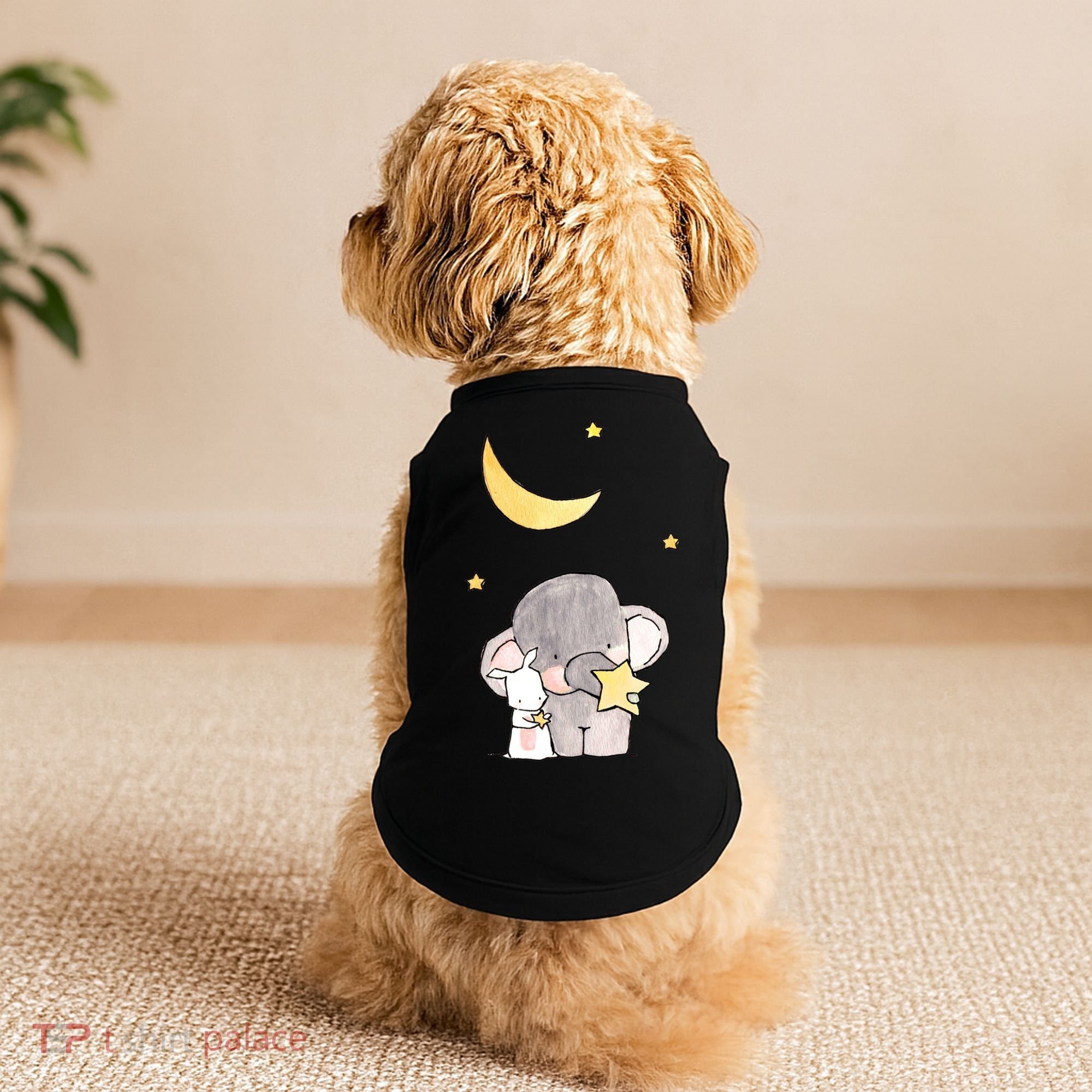 Cute Elephant Stars Doggie Tank