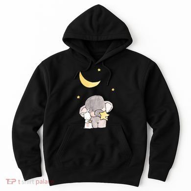 Cute Elephant Stars Hoodie