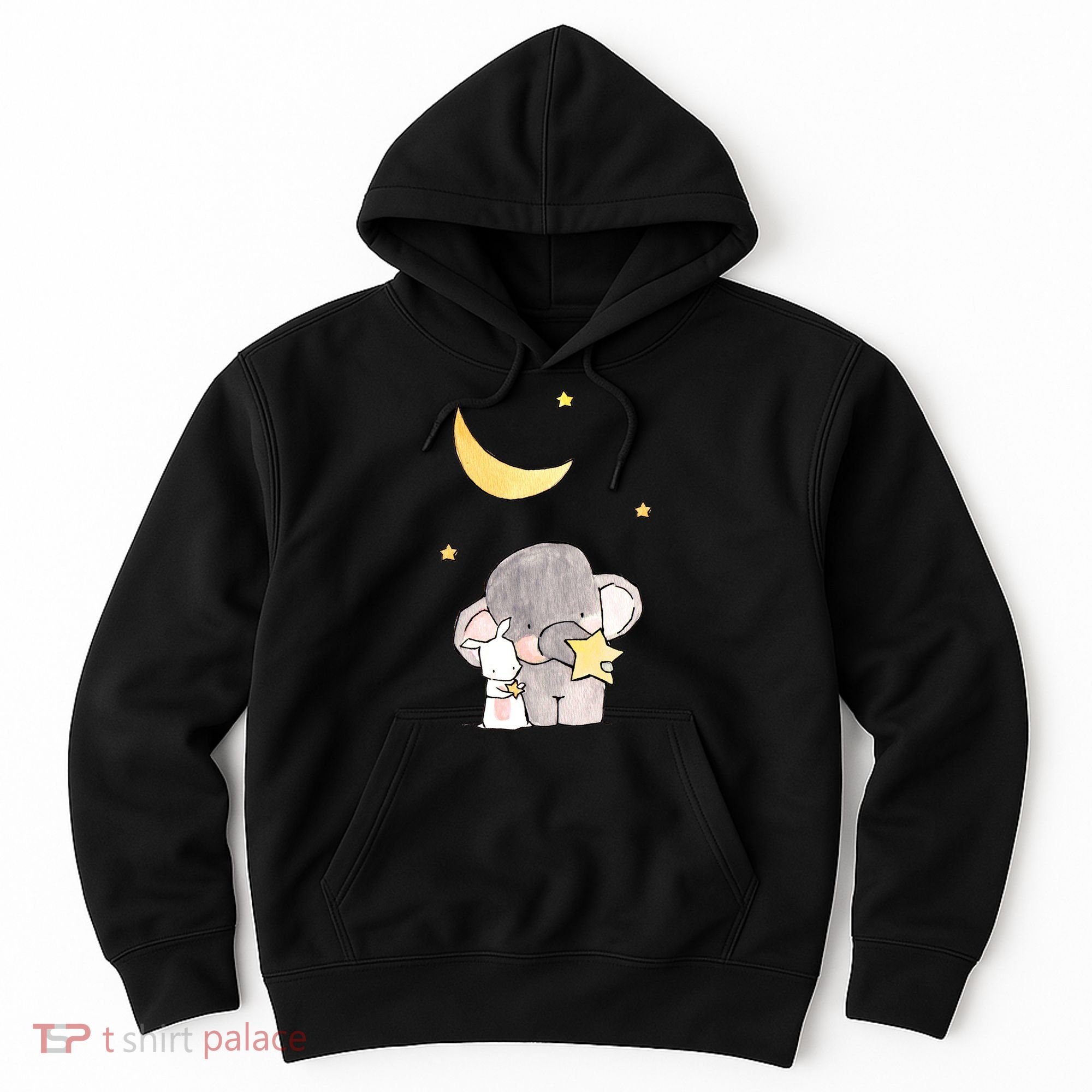 Cute Elephant Stars Hoodie