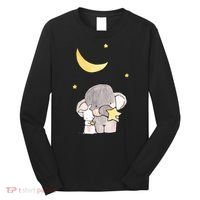 Cute Elephant Stars Long Sleeve Shirt thumb 0