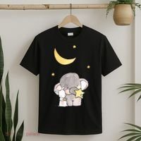 Cute Elephant Stars T-Shirt thumb 2