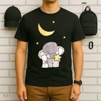 Cute Elephant Stars T-Shirt thumb 6