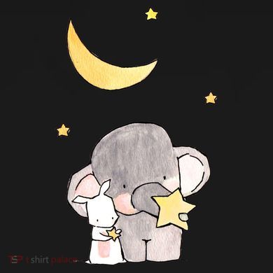 Cute Elephant Stars Polo
