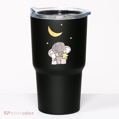 Cute Elephant Stars Tumbler