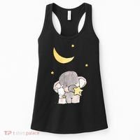 Cute Elephant Stars Women's Tank Top thumb 0
