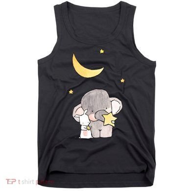 Cute Elephant Stars Tank Top