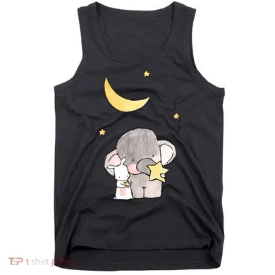 Cute Elephant Stars Tank Top