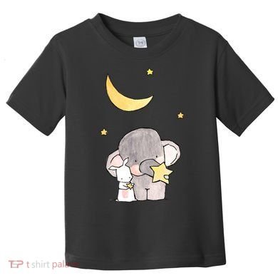 Cute Elephant Stars Toddler T-Shirt