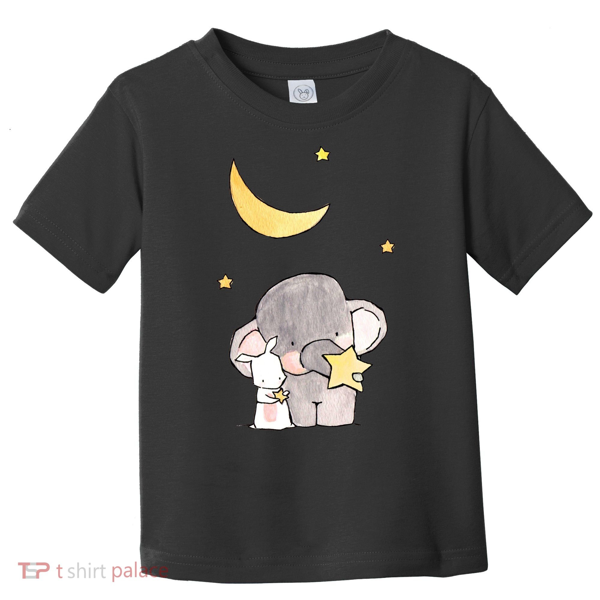 Cute Elephant Stars Toddler T-Shirt