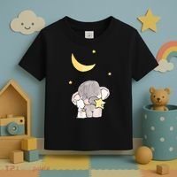 Cute Elephant Stars Toddler T-Shirt thumb 3