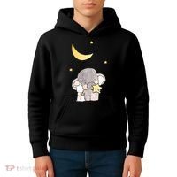 Cute Elephant Stars Kids Hoodie thumb 4