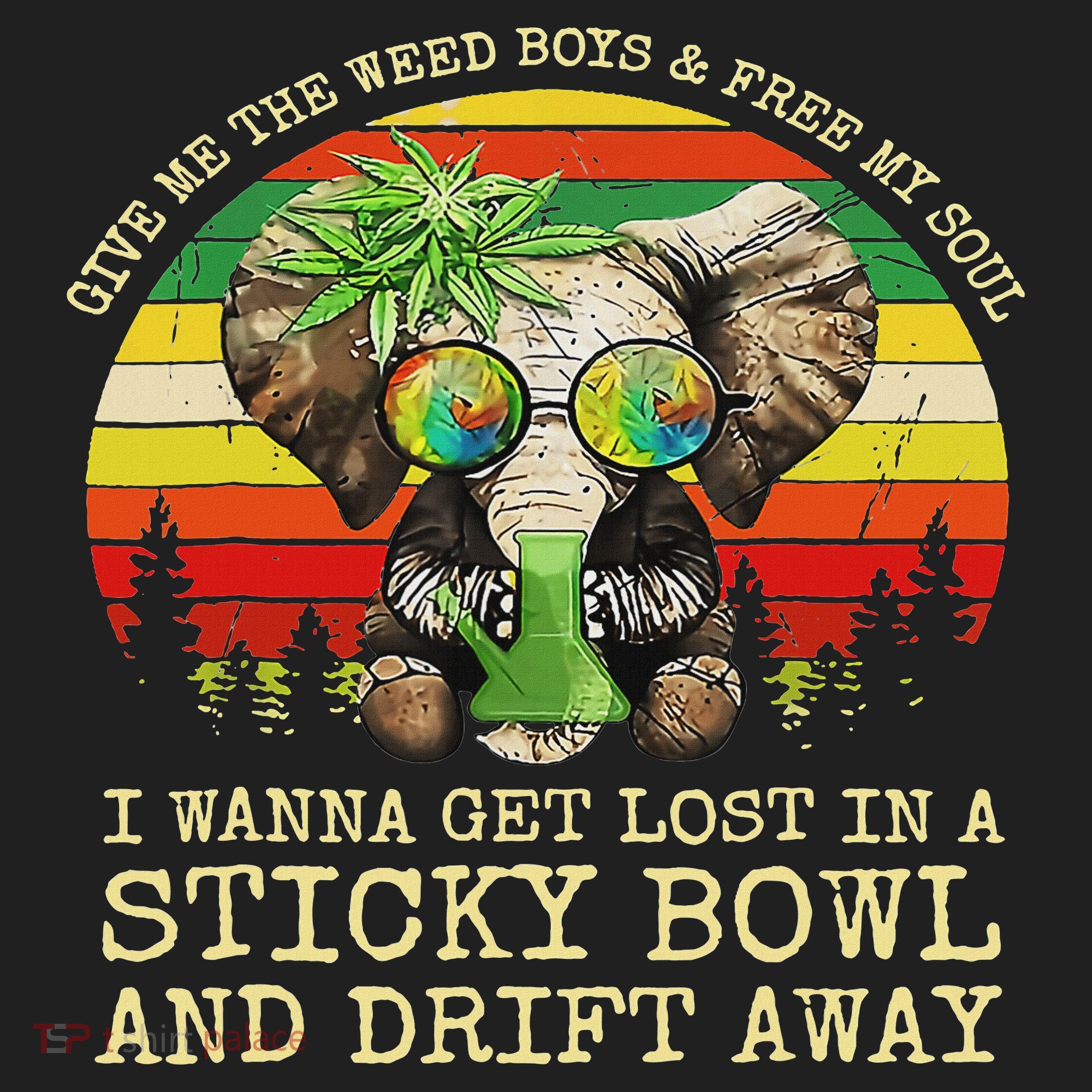 Cool Elephant Smoking Weed Bong Marijuana Cannabis Stoner Women's Sweatshirt