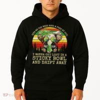 Cool Elephant Smoking Weed Bong Marijuana Cannabis Stoner Hoodie thumb 2