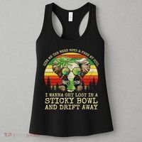Cool Elephant Smoking Weed Bong Marijuana Cannabis Stoner Women's Tank Top thumb 3