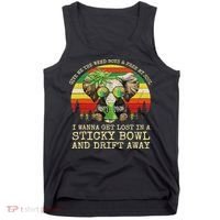 Cool Elephant Smoking Weed Bong Marijuana Cannabis Stoner Tank Top thumb 0