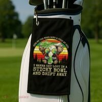 Cool Elephant Smoking Weed Bong Marijuana Cannabis Stoner Golf Towel thumb 2