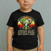 Cool Elephant Smoking Weed Bong Marijuana Cannabis Stoner Toddler T-Shirt thumb 2