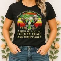 Cool Elephant Smoking Weed Bong Marijuana Cannabis Stoner Women's T-Shirt thumb 2