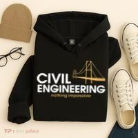 Civil Engineer Shirts Truss Structural Engineering Idea Hoodie thumb 4