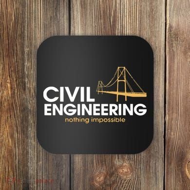 Civil Engineer Shirts Truss Structural Engineering Idea Coaster