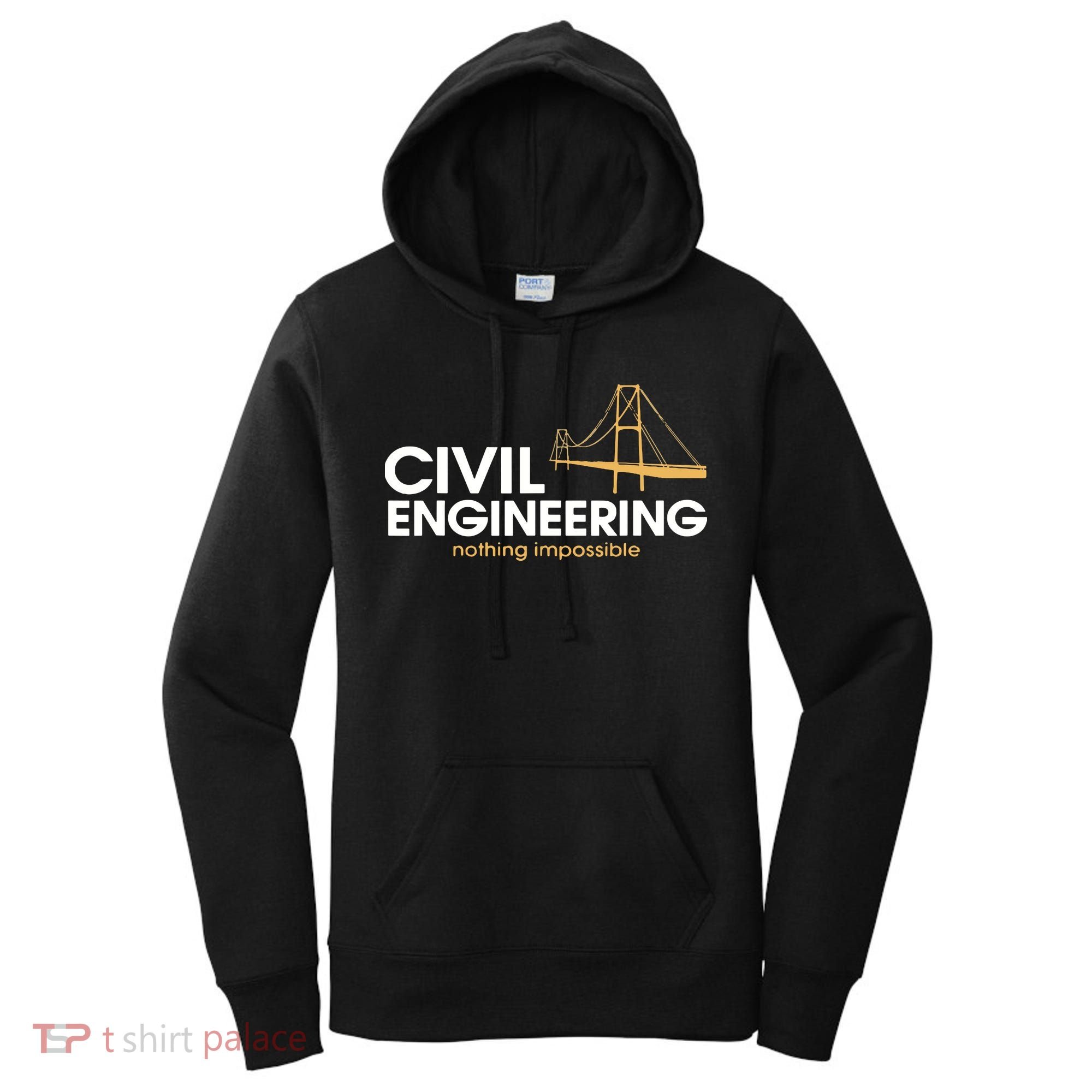 Civil Engineer Shirts Truss Structural Engineering Idea Women's Hoodie