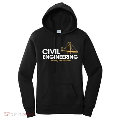 Civil Engineer Shirts Truss Structural Engineering Idea Women's Hoodie