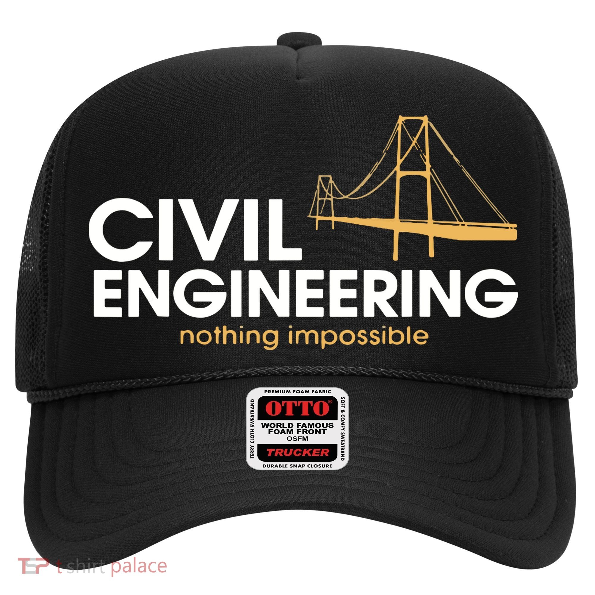Civil Engineer Shirts Truss Structural Engineering Idea Hat