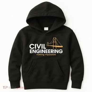 Civil Engineer Shirts Truss Structural Engineering Idea Kids Hoodie