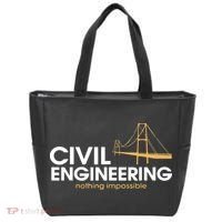 Civil Engineer Shirts Truss Structural Engineering Idea Tote Bag thumb 0