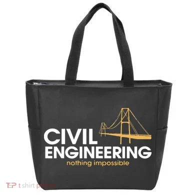Civil Engineer Shirts Truss Structural Engineering Idea Tote Bag